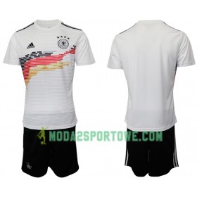 Koszulka Niemcy Dziecięcy Domowe Stroje Piłkarskie 2019 Krótki Rękaw